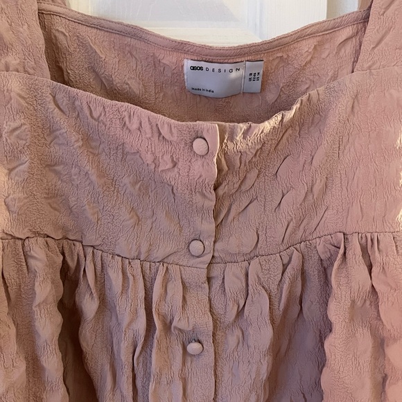 ASOS puff textured button through top - Picture 6 of 11